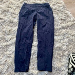 Athleta navy blue cargo style pants 4